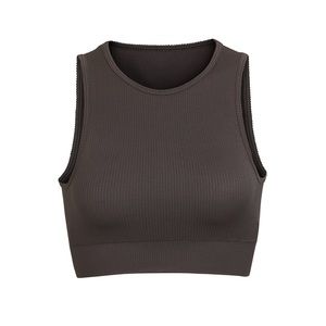 SKIMS STRETCH RIB HIGH NECK BRA NWT